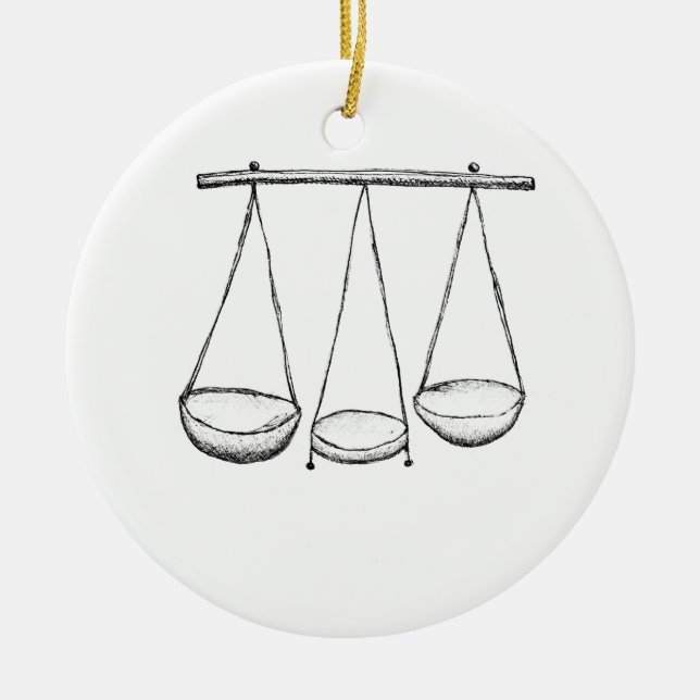 Décoration En Céramique Échelle (Devant)