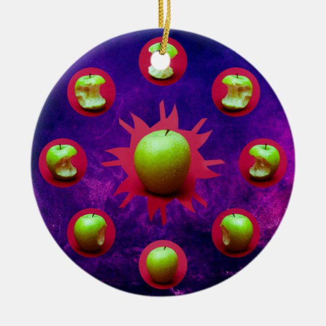 Décoration En Céramique Éclipse De L'Étoile Verte (Devant)