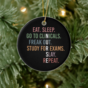 Décoration En Céramique École de soins infirmiers Futur Infirmière RN Cade