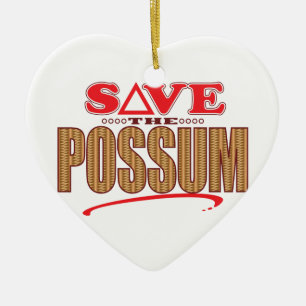 Décoration En Céramique Économies d'opossum