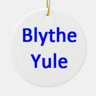 Décoration En Céramique écossais blythe yule