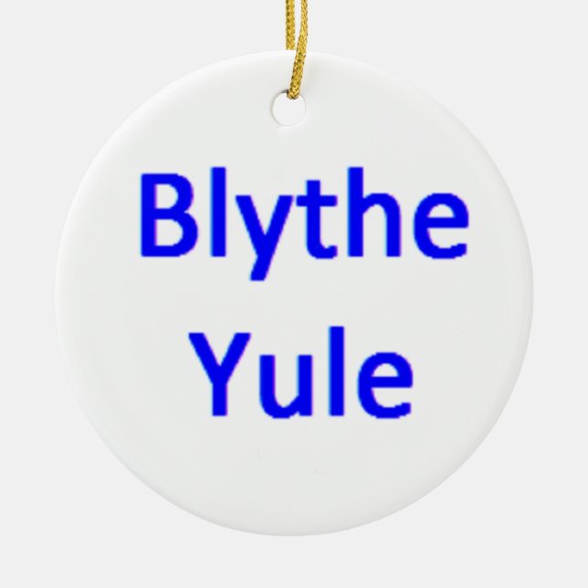 Décoration En Céramique écossais blythe yule (Devant)