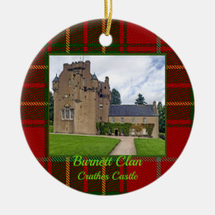 Décoration En Céramique Écossais Burnett Clan Crathes Castle Xmas