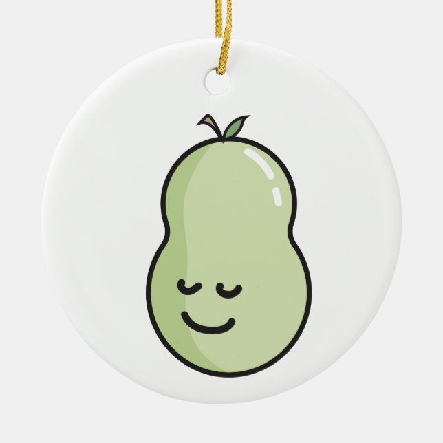 Décoration En Céramique Écouter avec le sourire (Devant)