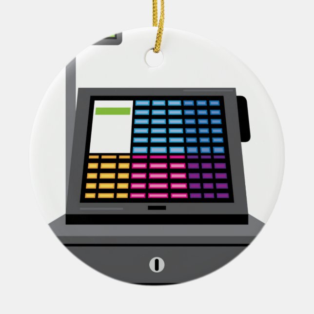 Décoration En Céramique Écran tactile de caisse enregistreuse (Devant)