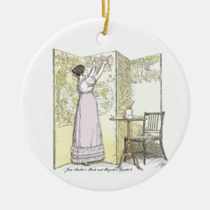 Décoration En Céramique Écrans de couverture Jane Austen Pride et Préjug