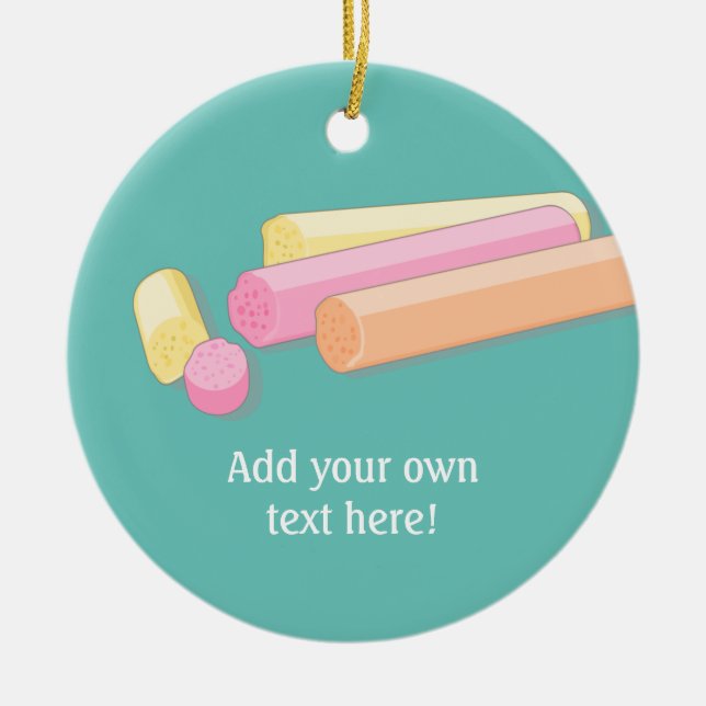 Décoration En Céramique Edinburgh Rock candy - sweet Scottish treat (Devant)