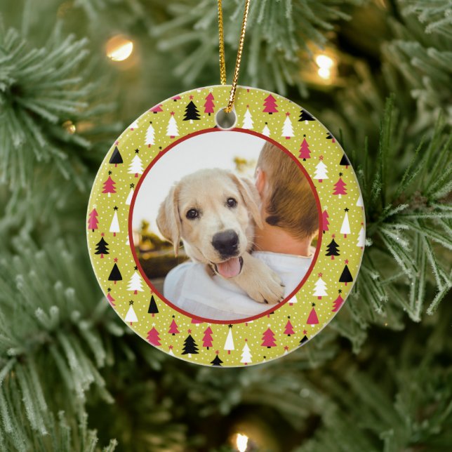 Décoration En Céramique Editable Christmas Pet Photo Decoration (Arbre)