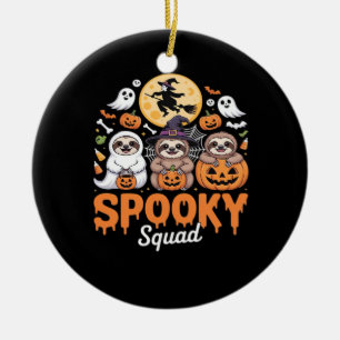Décoration En Céramique Éffrayant Halloween sorcière drôle Horreur Sloths
