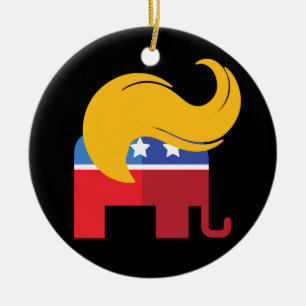 Décoration En Céramique Élection présidentielle de Trump en 2024