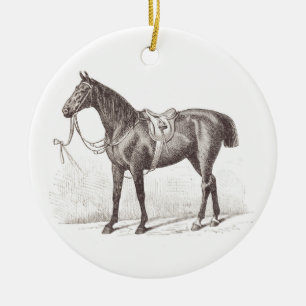 Décoration En Céramique Élégant équitation équestre