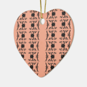 Décoration En Céramique Élégantes lettres d'amour : une transformation Ros