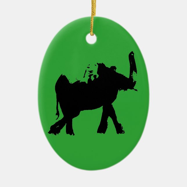 Décoration En Céramique Eléphant bébé (Devant)