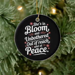 Décoration En Céramique Elle est en fleur et ne s’embêtent pas de sa porté