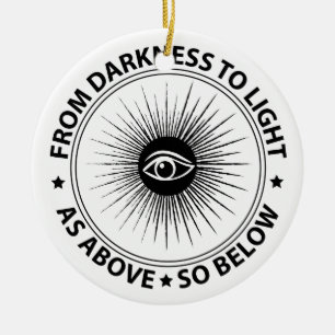 Décoration En Céramique emblème de la franc-maçonnerie