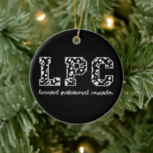 Décoration En Céramique Empreinte de léopard de conseiller professionnel a