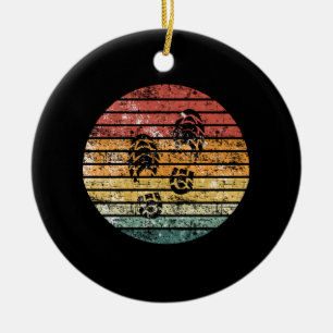 Décoration En Céramique Empreinte de Randonnée