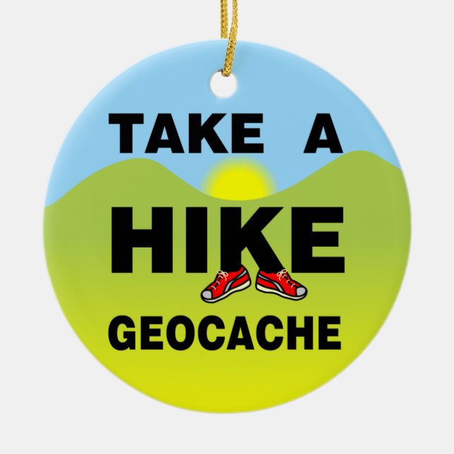 Décoration En Céramique Emprunter Un Paysage De Randonnée (Devant)