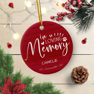 Décoration En Céramique En Mémoire Amoureuse Chat Ou Chien Pet Photo Mémor