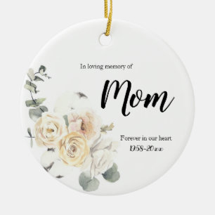 Décoration En Céramique En mémoire d'amour de maman cadeaux ornementaux