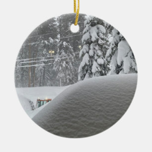 Décoration En Céramique Enneigement
