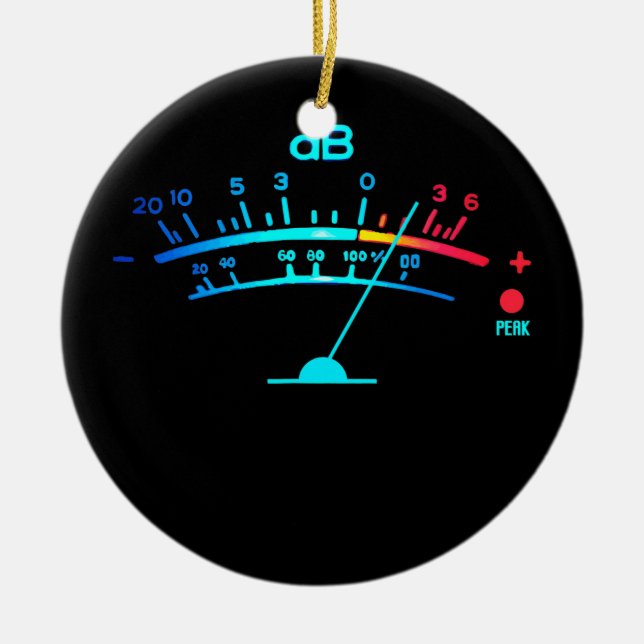 Décoration En Céramique Enregistrement de l'ingénieur audio Vintage du com (Devant)