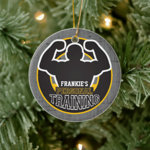 Décoration En Céramique Entraîneur du GYM Power Training Fitness Custom