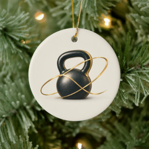 Décoration En Céramique Entraîneur personnel Kettlebell