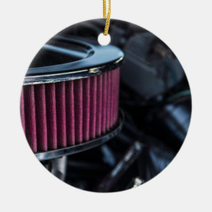 Décoration En Céramique Entrée d'air Chrome