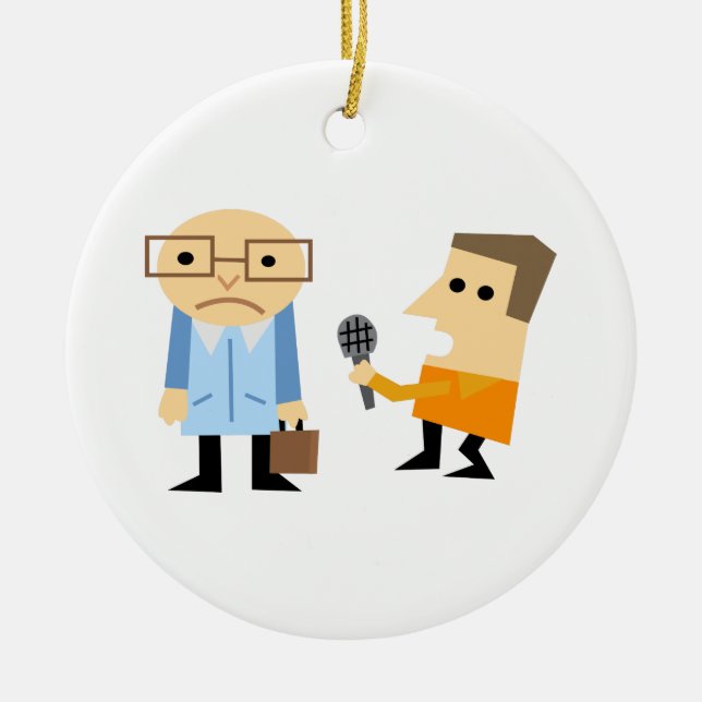 Décoration En Céramique Entrevue d'actualité (Devant)