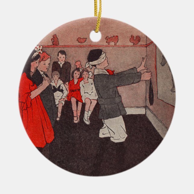 Décoration En Céramique Épingler la queue âne (Devant)