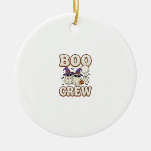 Décoration En Céramique Équipage fantôme Halloween Vintage Vector Design_1
