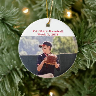Décoration En Céramique Équipe de baseball de Cooperstown Photo Faits amus