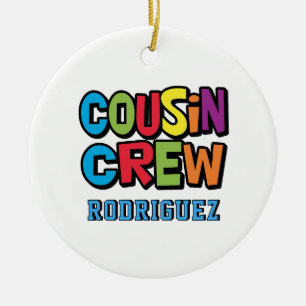 Décoration En Céramique Équipe de cousins colorés et mignons pour une réun
