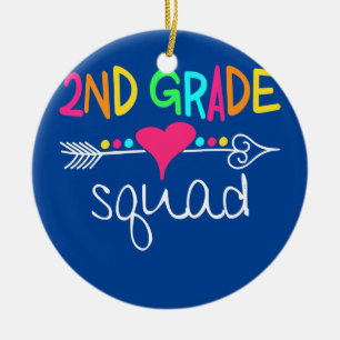 Décoration En Céramique Équipe des enfants de 2e année de l'équipe des ens