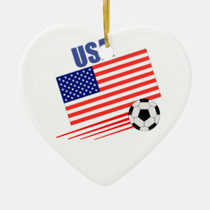 Décoration En Céramique Équipe des États-Unis de football
