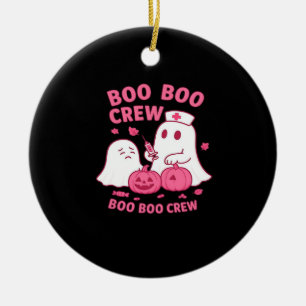 Décoration En Céramique Équipière Boo Boo Infirmière Drôle Halloween Fantô