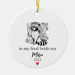 Décoration En Céramique Ère de la mariée sauvage, Cadeau de mariée raton l