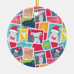 Décoration En Céramique Espèces de requins mignons