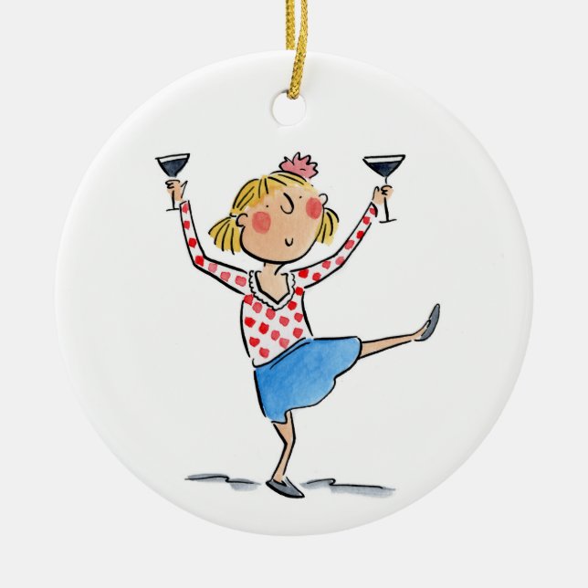 Décoration En Céramique Espresso Martinis (Devant)