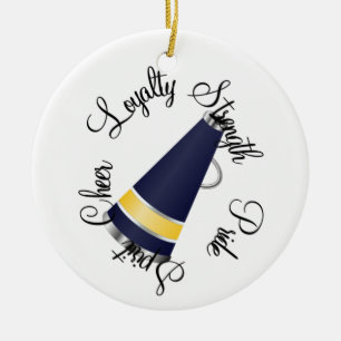 Décoration En Céramique Esprit Cheerleading l'ornement fait sur commande