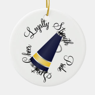 Décoration En Céramique Esprit Cheerleading l'ornement fait sur commande