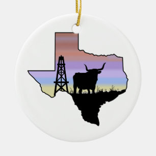 Décoration En Céramique État du Texas