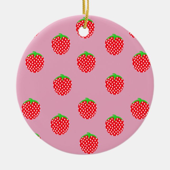 Décoration En Céramique Été Merveilleux aux Fruits Rouges (Devant)