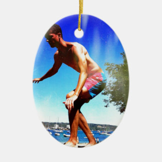 Décoration En Céramique Été Sun Slacklining