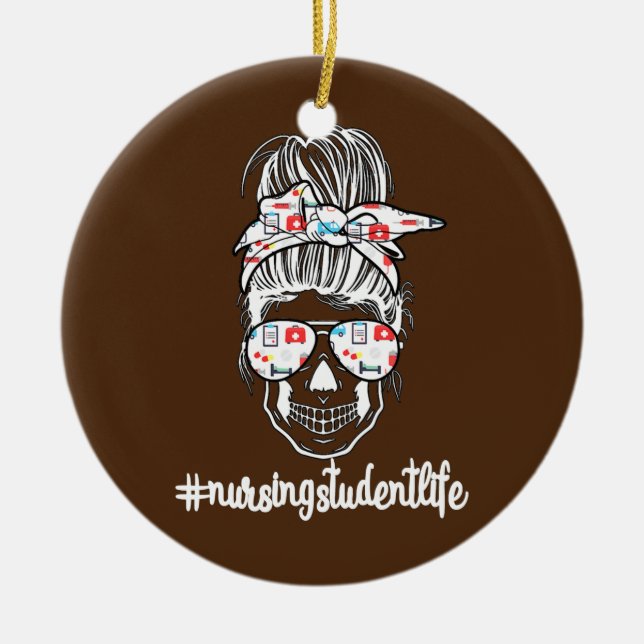 Décoration En Céramique Étudiant en soins infirmiers École de soins infirm (Devant)