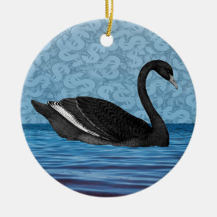 Décoration En Céramique Événement Cygne Noir