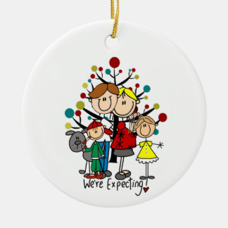 Décoration En Céramique Expectant Family Gray Dog