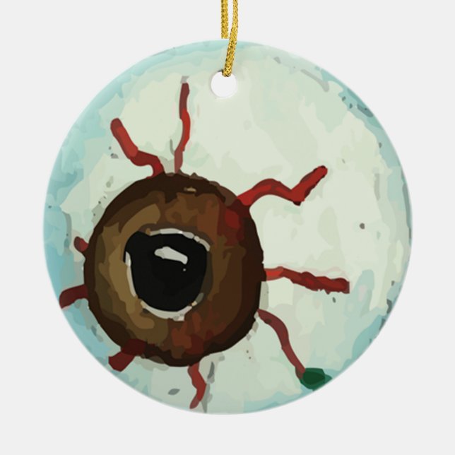 Décoration En Céramique Eyeball #2 (Devant)