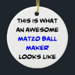 Décoration En Céramique fabricant de boules matzo, génial<br><div class="desc">fabricant de boules matzo</div>
